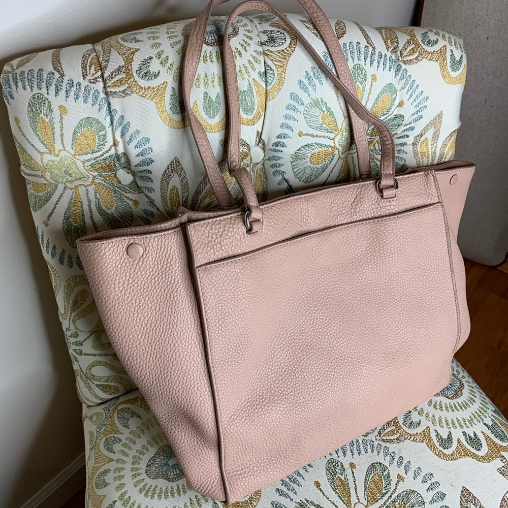 Rebecca Minkoff Large Beige Studded Tote Bag - Picture 3 of 7